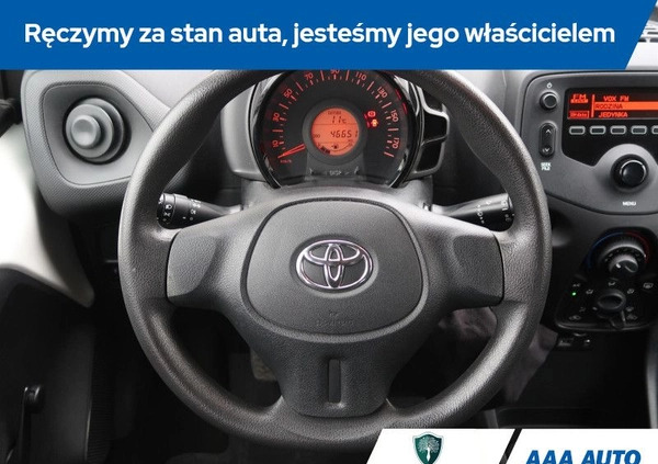 Toyota Aygo cena 34000 przebieg: 46649, rok produkcji 2016 z Błażowa małe 172